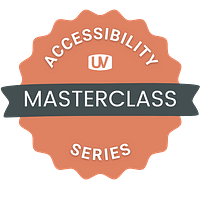 Accessibility Masterclass Series logo