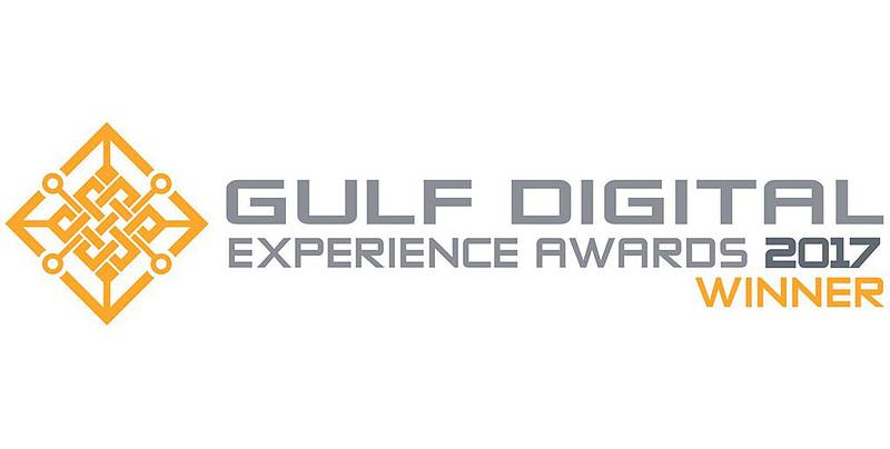 Gulf Digital Experience Awards 2017 winner