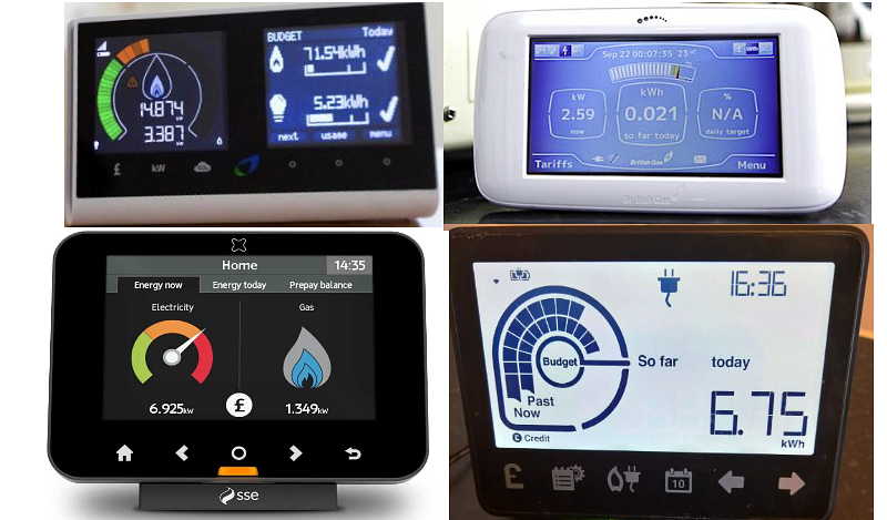 We used eye-tracking to test these four smart meter interfaces