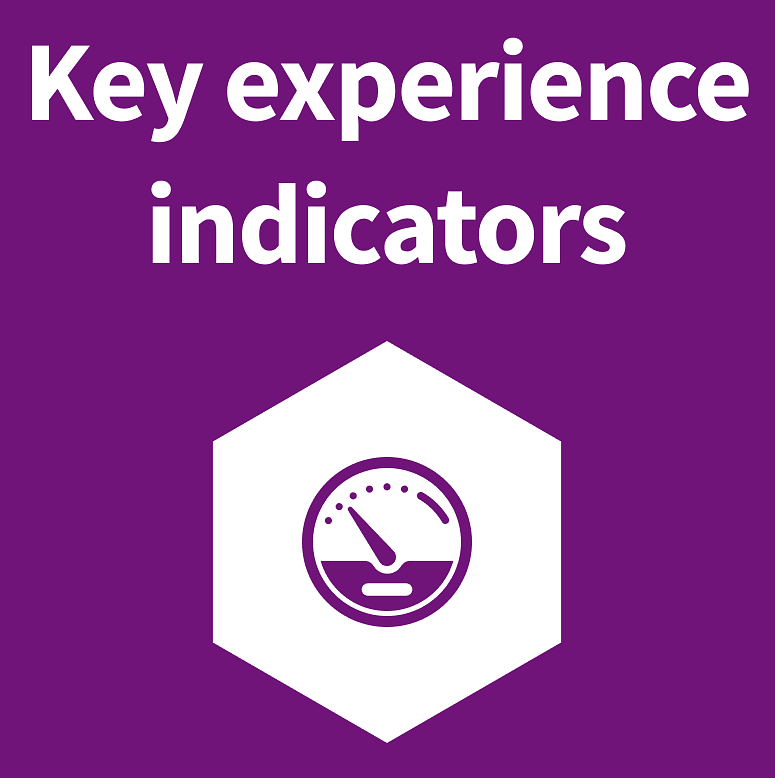 Key Experience Indicators logo on purple background