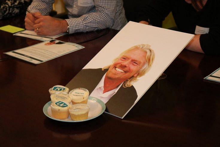 Image of Richard Branson at the Fitbit for Sustainability Workshop