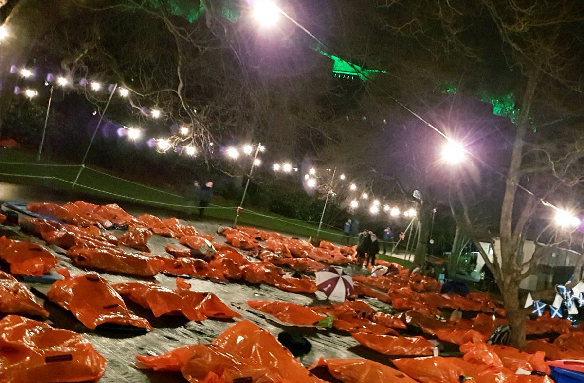 Dozens of people sleeping out to raise money for charity